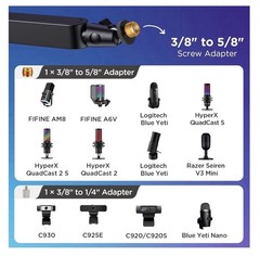 InnoGear 2026 Low Profile Mic Arm, 360° Rotatable Microphone Arm Stand