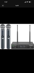 Phenyx Pro PTU712H UHF DualChannel Wireless Handheld Microphone System