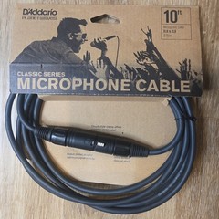 D’Addario Classic Series XLR To XLR Microphone Cable, 10 feet 3.05m