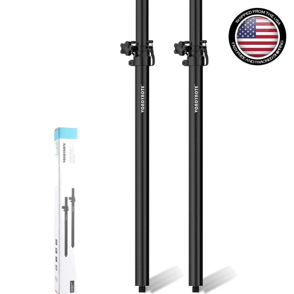 Versatile Speaker Poles Set – Height Adjustable & Ideal for Home or Live Use