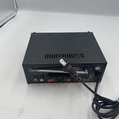 Pyle Compact Bluetooth FM Power Amplifier 100WX2 Max 2 Inputs w/ RCA & Terminals