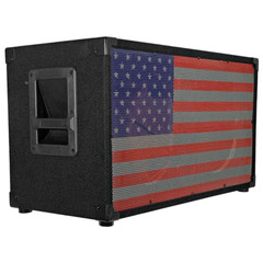 Empty 2×12 Guitar Speaker Cabinet with Interchangeable USA Grille – 8 Ohm