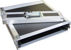 2U 2 Door 19″ Rack „Short Version 300mm“ Swan Flight Case (Hex)