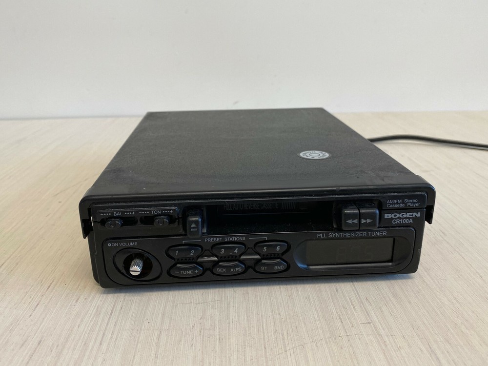 Bogen CR100A AM/FM Cassette Deck School PA System Address – Read Description