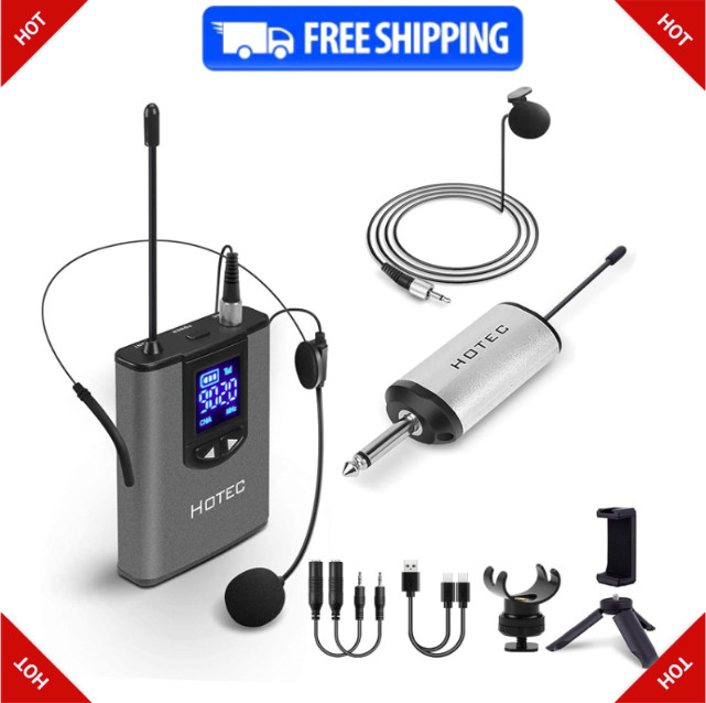 #1 Microfonos Inalambricos Professional. Profesionales Recargables Presentadores