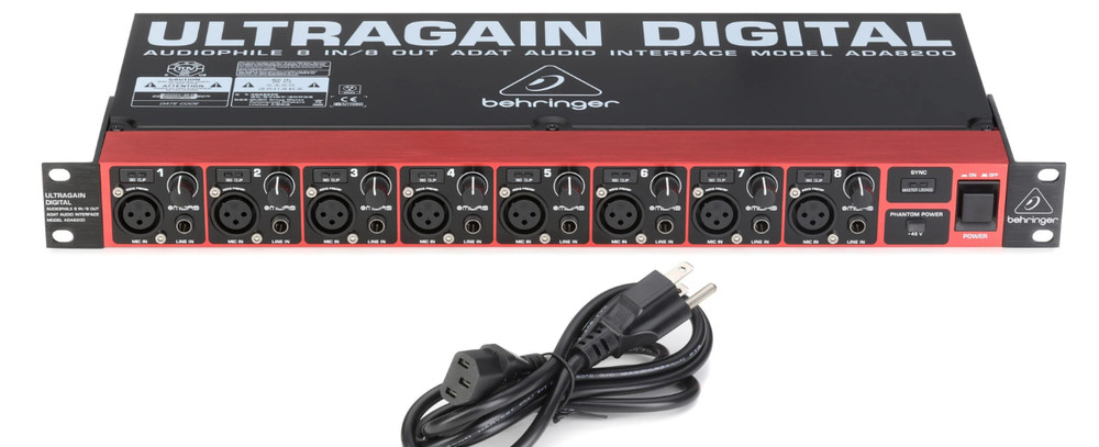 Behringer ADA8200 Ultragain Digital Microphone Preamp