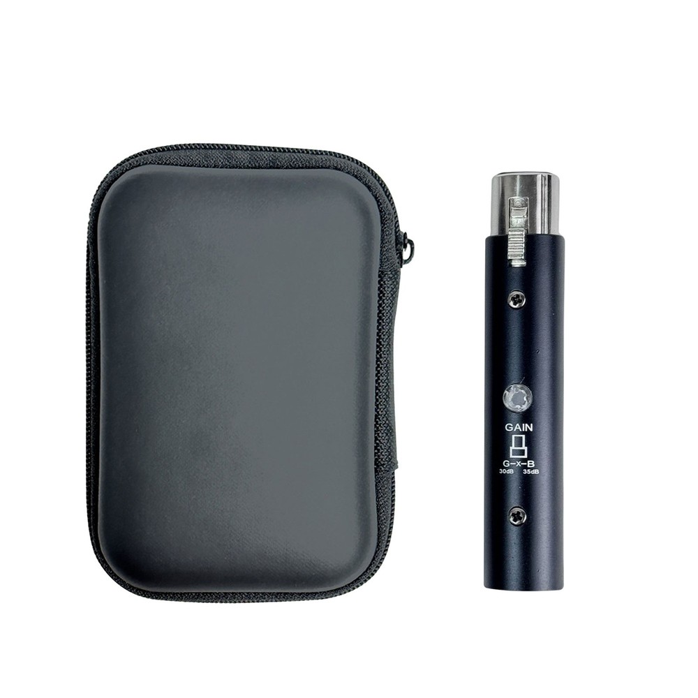 Portable Dynamic Mic Preamp 35dB Gain Clean Sound 10-40KHz QWUZ