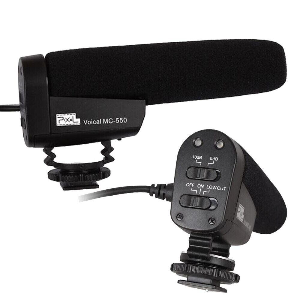 Pixal Voical MC-550 Microphine For DSLR Camera And Camcorder