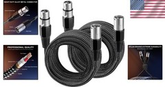 Professional Grade XLR Cable 2 Pack