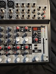 Behringer XENYX 1202FX 12 CH Mixer with Effects – Black/Gray