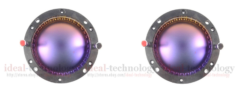 2pcs Diaphragm For Turbosound RD214 Driver TCS152/96 Blue Titanium
