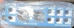 Radial Engineering Backtrack Stereo Backing Track Switcher Remote Blue