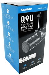 SAMSON SAQ9U USB/Analog Broadcasting Recording Microphone+Gooseneck Mic Stand