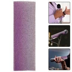 Microphone Cover Rhinestone Prop Sleeve Handle for Wireless