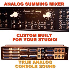 Order Your Custom Analog Summing Mixer & Studio Monitor Controller NEW!
