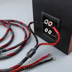 Preffair 12 Awg OCC HiFi Speaker Wire 8 Strands Loudspeaker Cable Cord