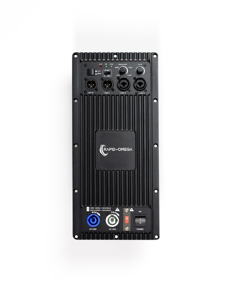 DJ Audio Amplifier Module, 1 Channel 1500W 8Ω, 2300W 4Ω, XLR Input, Pro Sound
