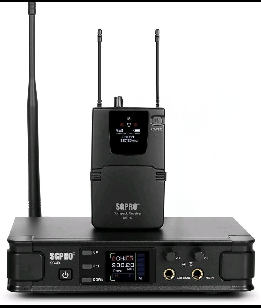Wireless IEM System – Mono In-Ear Monitor, Metal Transmitter, Receiver