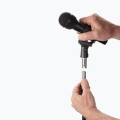 Tripod Mic Stand Gig Bag + Quik-Release Microphone Adapter & Clip Utility Kit