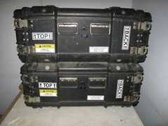 Rackmount 06U x24 ECS Legacy Composite Shock Mount Rack Black Case Shockmount
