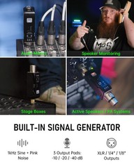 XVIVE AT3 Audio Tester Ultra, SplitDesign 5in1 Signal Generator, LongDistance…