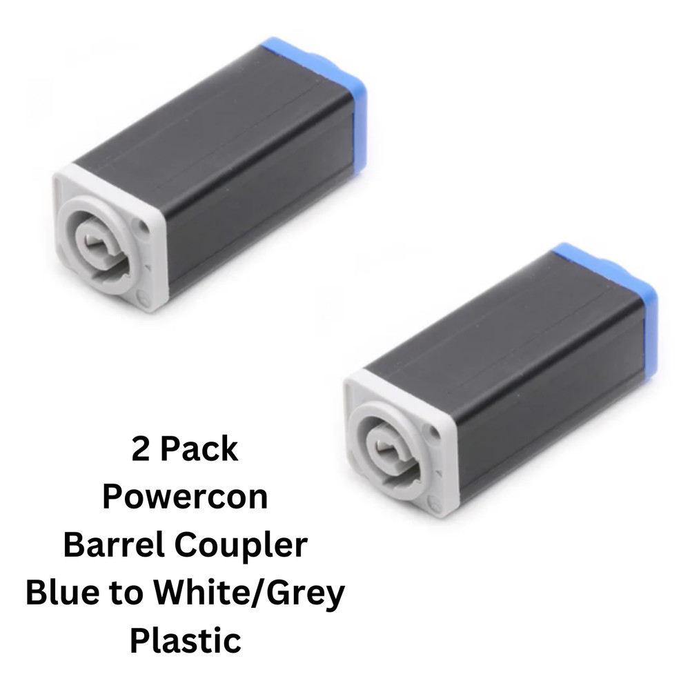 2 PACK Generic SAC3MM PowerCon AC Coupler Adapter Connector Power IN/Power OUT