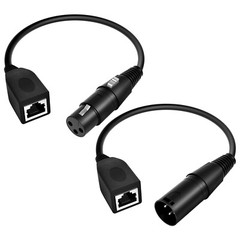1Set 1ft RJ45 to 3 Pin Adapter For Amplifiers, Mixers, Musical Instruments