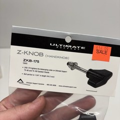Ultimate Support Parts 13805 ZKB-175 Hand Knob 1.75″, 44.5mm for Speaker Stands
