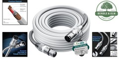 High-Fidelity 40FT XLR Cable with Zinc Alloy Connectors for Sound Reinforcement
