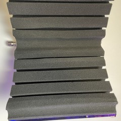 Talent Microphone Shield Acoustic Panel Foam Metal for Booth Black Silver