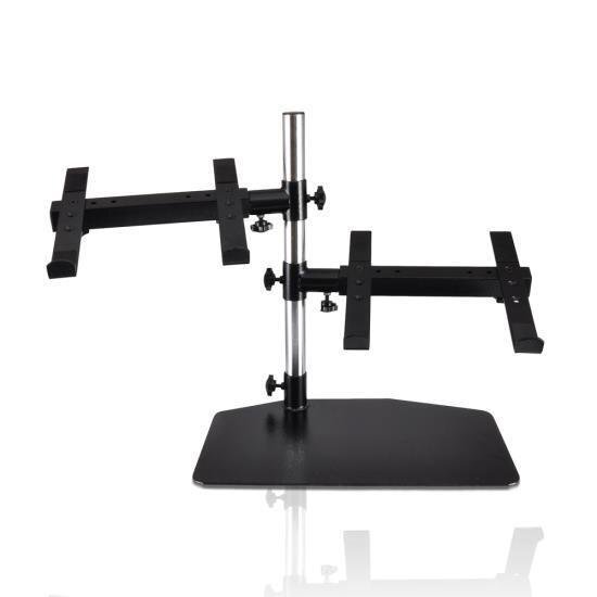 Pyle Dual Laptop Mixer Stand Mount 360° Swivel 9.62lbs Safe Secure PLPTS45