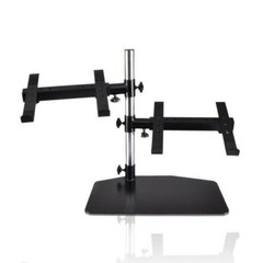 Pyle Dual Laptop Mixer Stand Mount 360° Swivel 9.62lbs Safe Secure PLPTS45