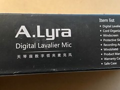 New Aputure Lyra Lavalier Microphone Lapel Mic for iPhone both USB-C & Lightning