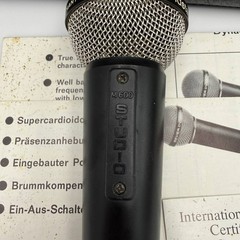 Vintage Beyerdynamic Soundstar MKIII M600 Studio Dynamic Microphone/Case/Inserts