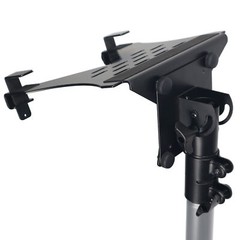 ProX X-LTF01BL Black Laptop Tray+VESA Monitor Mounting Bracket for Speaker Stand