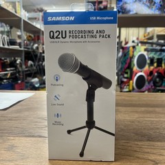 Samson Q2U Recording and Podcasting Pack USB/XLR Dynamic Microphone with
