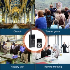 RETEKESS T130S Wireless Tour Guide Audio System Transmitter for Church Factory