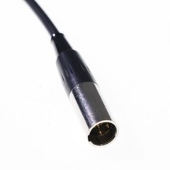3-Pin Mini XLR Male to XLR Female Lavalier Microphone Cable