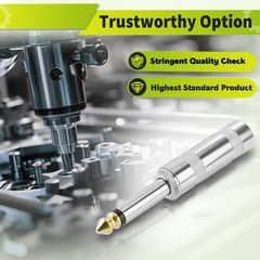 10pcs 1/4 MONO TS Heavy Duty Male Audio Speaker Guitar Cable Connector Plug JACK
