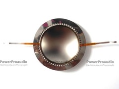 2x 1 3/4 in 4.4mm Aluminium flat Wire Dome Diaphragm Tweeter Voice Coil