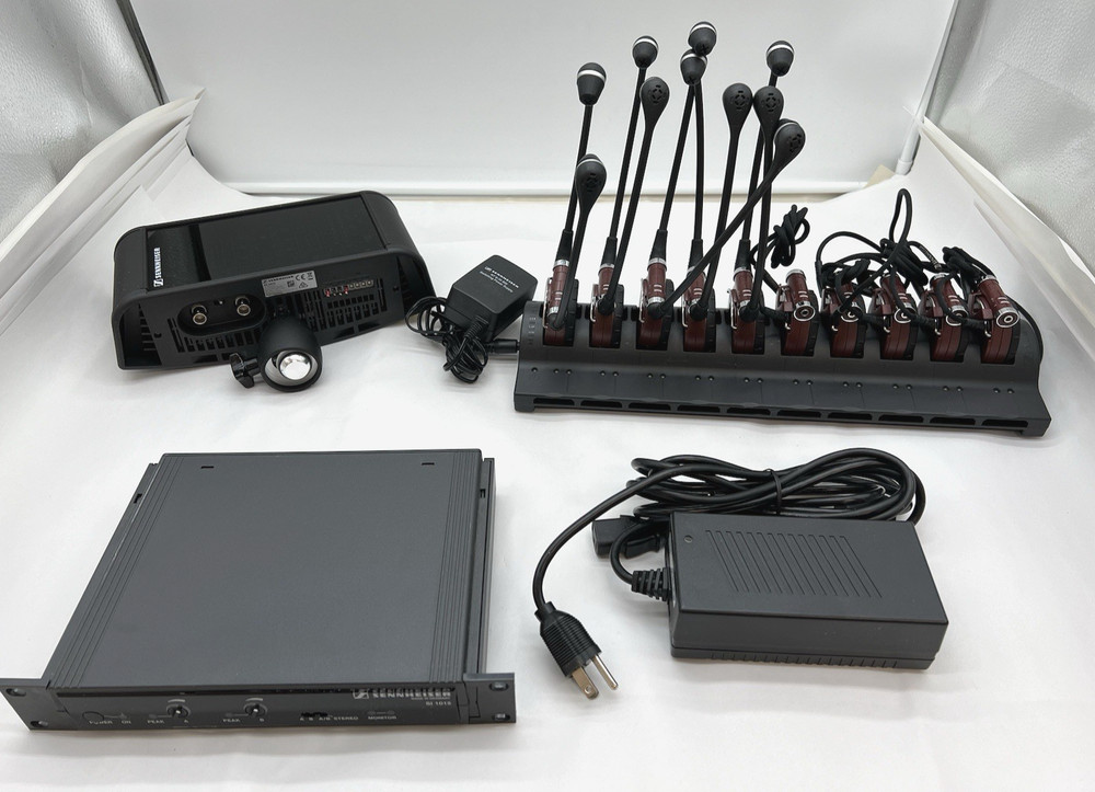 SENNHEISER SI 1015 Full System (10) Sennheiser HDI830 & EKI830 Receivers w/Dock
