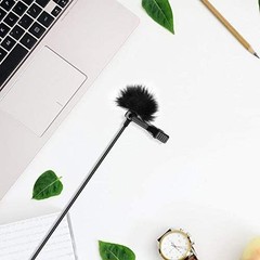 Microphone Lapel Dead Cat Windscreen, Lapel Mic Windscreen Muff, Furry Windsc…
