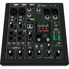 Mackie ProFX6v3+ 6-Channel Analog Mixer w/FX/USB Recording/Bluetooth
