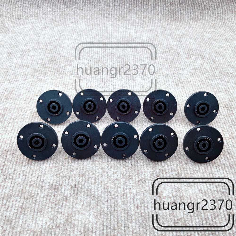 10 pcs NL4MPR Speakon 4 Pole Round Chassis Connector Replacement for Neutrik