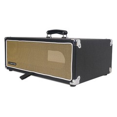 Sound Town Vintage 3U Amp Rack Case, 12.5″ Depth, Black (STVRC-3BK)