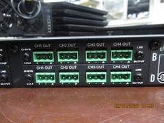 QSC Q-SYS I/O FRAME Audio Control Interface With 4x Q-SYS COL4
