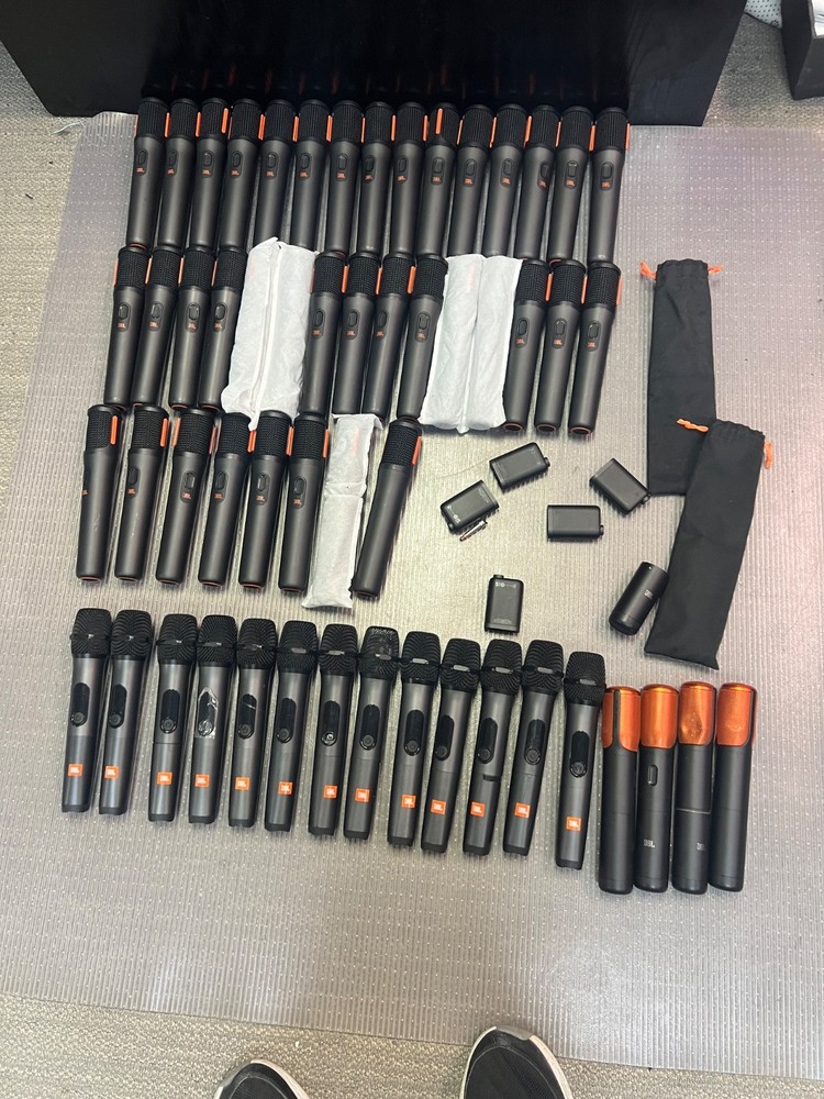 JBL PartyBox 120 Digital Wireless Microphone AND OTHER JBL MODELS-LOT OF 55-