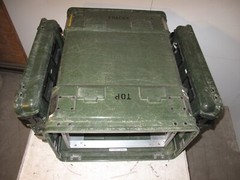 Rackmount 06U x24 Slide Out Rack ECS Legacy 19″ Shock Mount Composite Green
