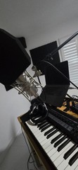 On-Stage SMS7630B Heavy Duty Studio Boom Mic Stand w/ Hex Base Recording Podcast