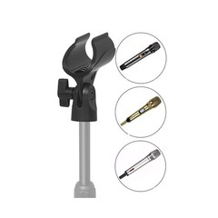 2 Pcs Universal Microphone Clip, Adjustable Mic Clip Holder for Mic Stand, Co…